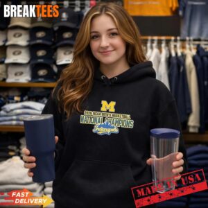 Michigan Wolverines Men's Basketball 2026 National Champions Indianapolis Hoodie