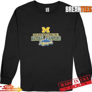 Michigan Wolverines Men's Basketball 2026 National Champions Indianapolis Long Sleve