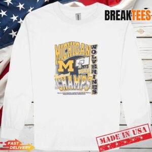 Michigan Wolverines Men's Basketball National Champions Graphic Shirt 2 Michigan Wolverines Men's Basketball National Champions Graphic Long Sleve.jpg