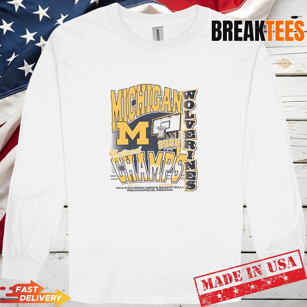 Michigan Wolverines Men’s Basketball National Champions Graphic Shirt Michigan Wolverines Men’s Basketball National Champions Graphic Shirt