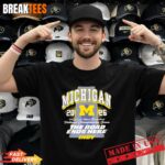 Michigan Wolverines NCAA Mens Basketball 2026 The Road ends here Indy T Shirt