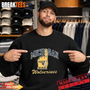 Michigan Wolverines Number One Hand Sweatshirt.jpg