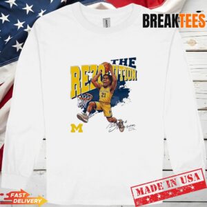 Morez Johnson Jr Michigan Wolverines basketball 2026 NCCA Champions Long Sleve