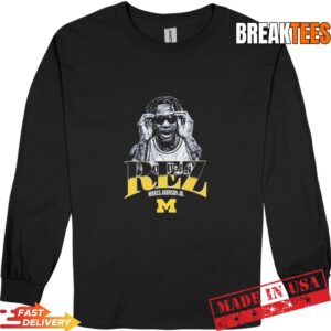 Morez Johnson REZ Michigan Wolverines basketball graphic Shirt 2 Morez Johnson REZ Michigan Wolverines basketball graphic Long Sleve.jpg
