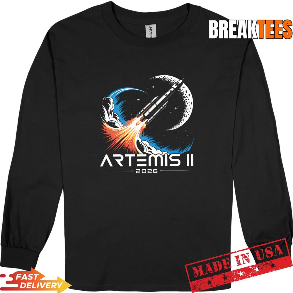 NASA Artemis II Launch to The Moon 2026 T-Shirt NASA Artemis II Launch to The Moon 2026 T-Shirt