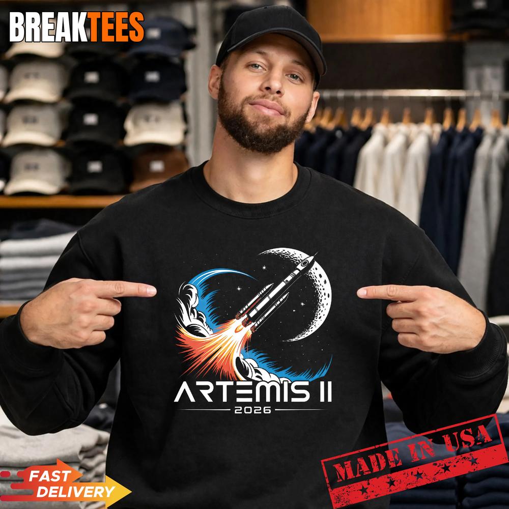 NASA Artemis II Launch to The Moon 2026 T-Shirt NASA Artemis II Launch to The Moon 2026 T-Shirt
