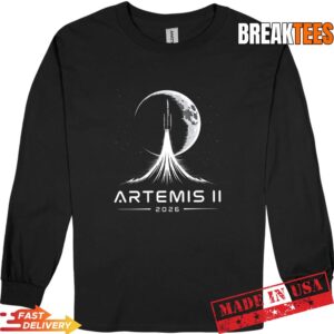 NASA Artemis II Launch to The Moon Space Mission 2026 T-Shirt 2