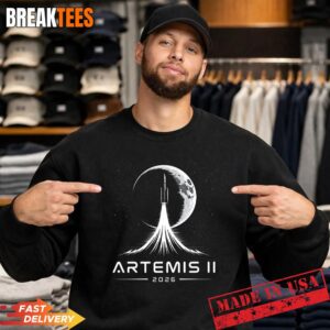 NASA Artemis II Launch to The Moon Space Mission 2026 T-Shirt 3