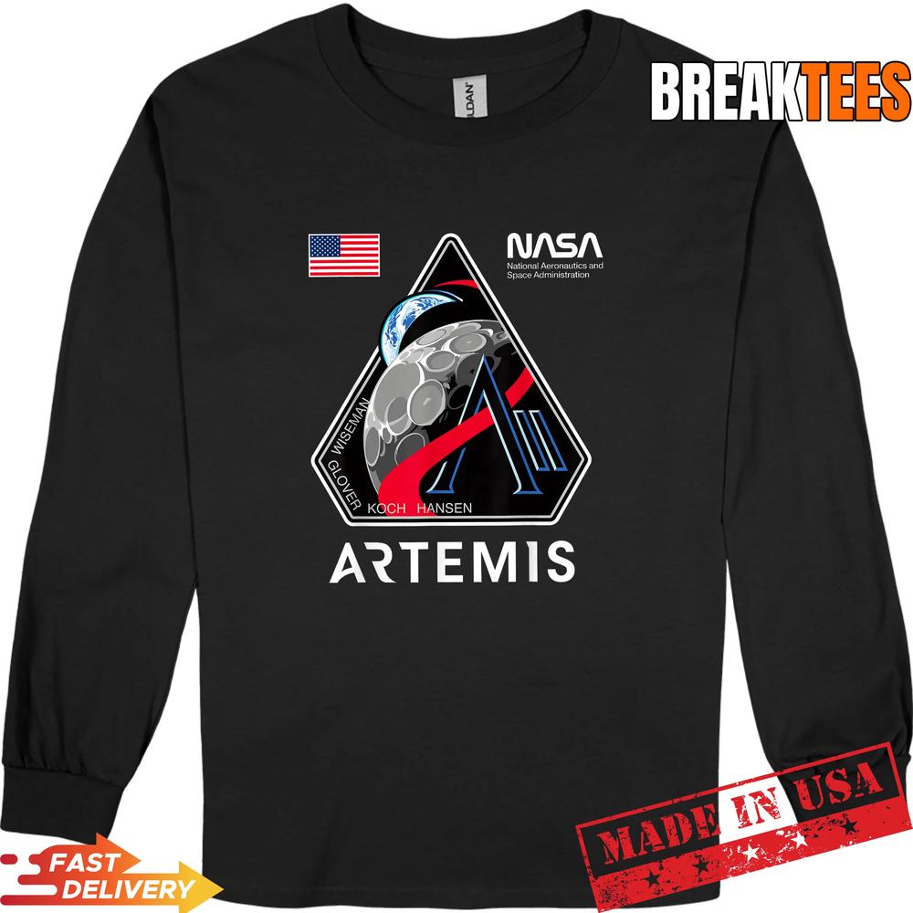 NASA Artemis II Mission Patch Logo Moon Space Program 2026 T-Shirt NASA Artemis II Mission Patch Logo Moon Space Program 2026 T-Shirt