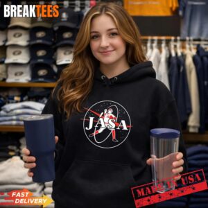 NASA Carson Jasa 39 Nebraska Cornhuskers Baseball T-Shirt 1