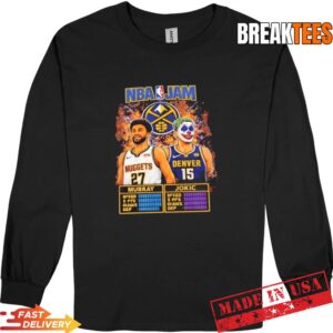 NBA Jam Denver Nuggets Murray vs Jokic t-shirt 2
