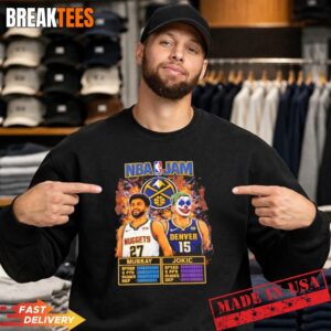 NBA Jam Denver Nuggets Murray vs Jokic t-shirt 3