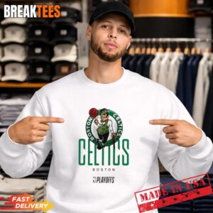 NBA Playoffs Boston Celtics Basketball Logo T-Shirt 3