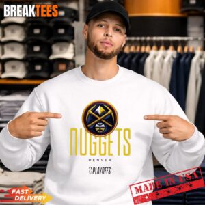 NBA Playoffs Denver Nuggets Basketball Logo T-Shirt 3
