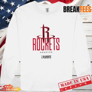 NBA Playoffs Houston Rockets Basketball Logo Graphic T-Shirt 2