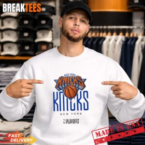 NBA Playoffs New York Knicks Basketball Logo T-Shirt 3