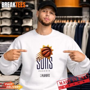 NBA Playoffs Phoenix Suns Basketball Logo T-Shirt 3