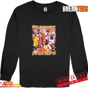 New Jersey Basketball Basketball Legends Graphic T-Shirt 2