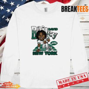 New York Jets David Bailey NFL caricature T-Shirt 2