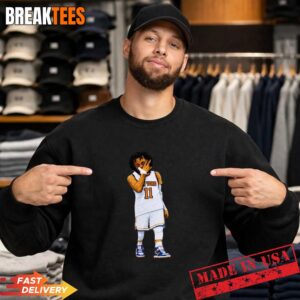 New York Knicks Jalen Brunson Baby Basketball Graphic T-Shirt 3