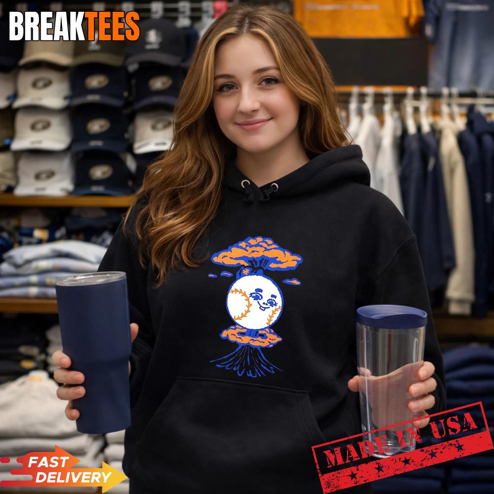 New York Mets Baseball Explosion T-Shirt New York Mets Baseball Explosion T-Shirt