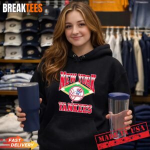 New York Yankees Baseball Retro Diamond T-Shirt 1