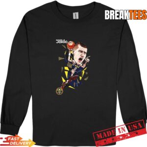 Nikola Jokic player Denver Nuggets NBA Signature Caricature T-Shirt 2