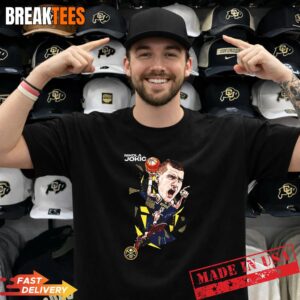 Nikola Jokic player Denver Nuggets NBA Signature Caricature T-Shirt