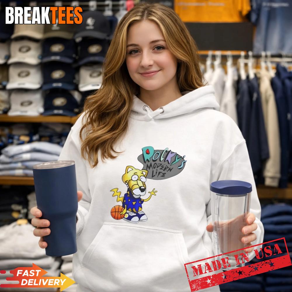 Nuggets Mascot Rocky Basketball Modern Life Shirt Nuggets Mascot Rocky Basketball Modern Life Shirt