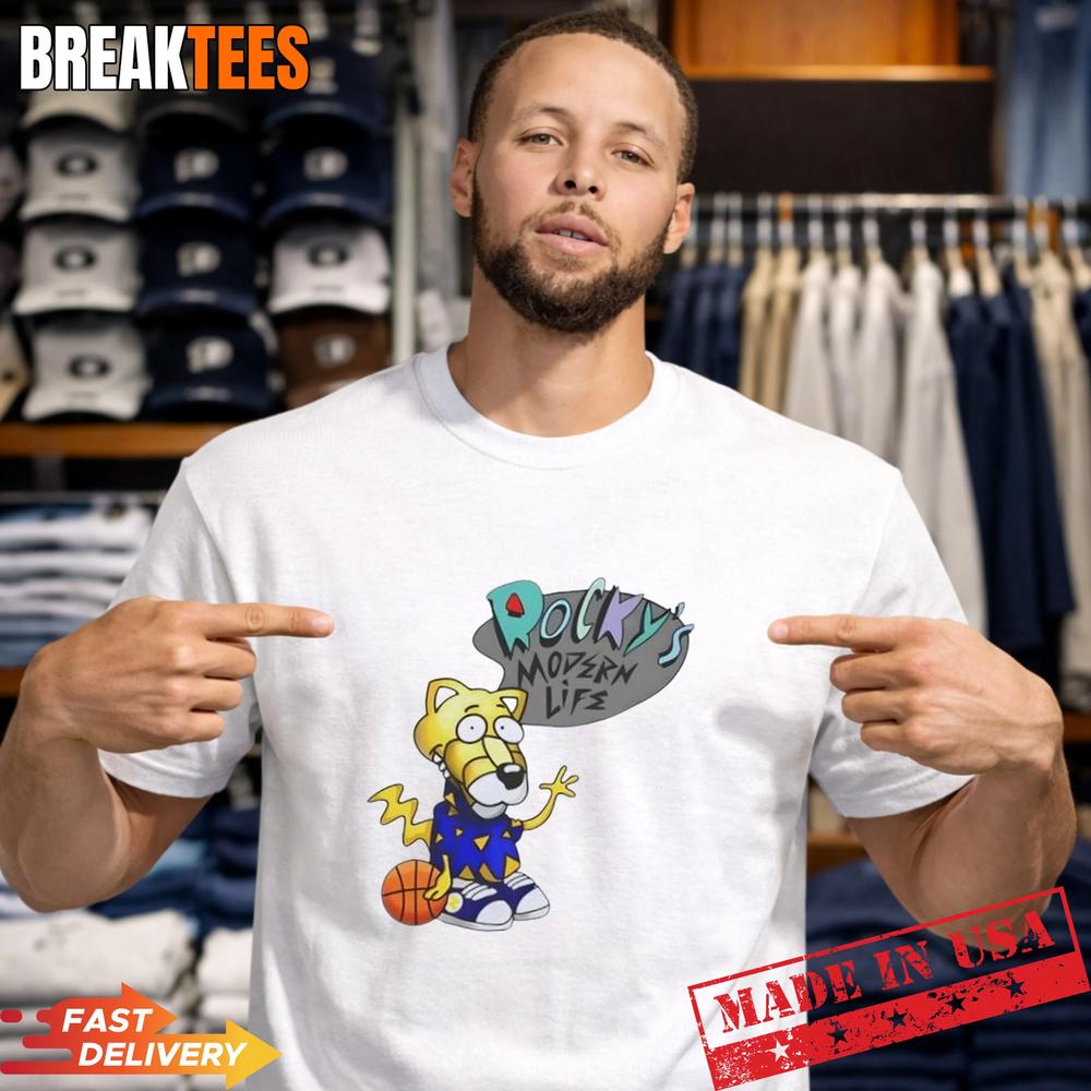 Nuggets Mascot Rocky Basketball Modern Life Shirt Nuggets Mascot Rocky Basketball Modern Life Shirt