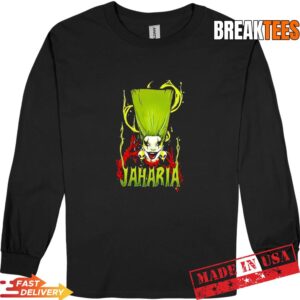 Obsessed Jaharia horror face graphic T-Shirt 2