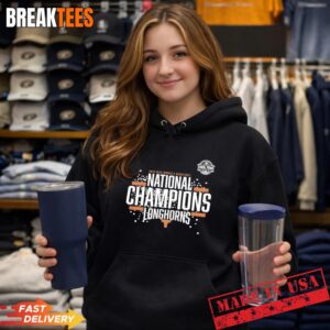 Official Texas Longhorns 2026 Women's Basketball National Champions Locker Room Hoodie