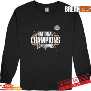 Official Texas Longhorns 2026 Women's Basketball National Champions Locker Room Long Sleve