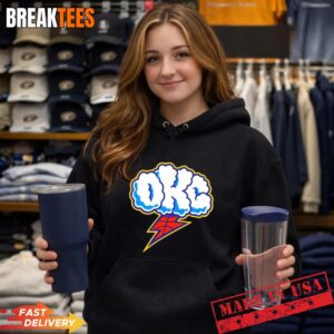 Oklahoma City Thunder basketball lighting T-Shirt 1