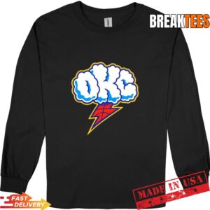 Oklahoma City Thunder basketball lighting T-Shirt 2