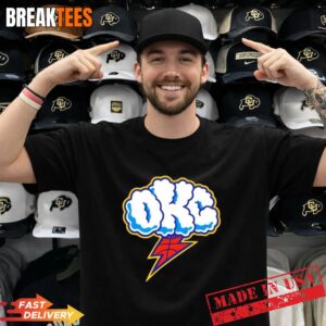 Oklahoma City Thunder basketball lighting T-Shirt