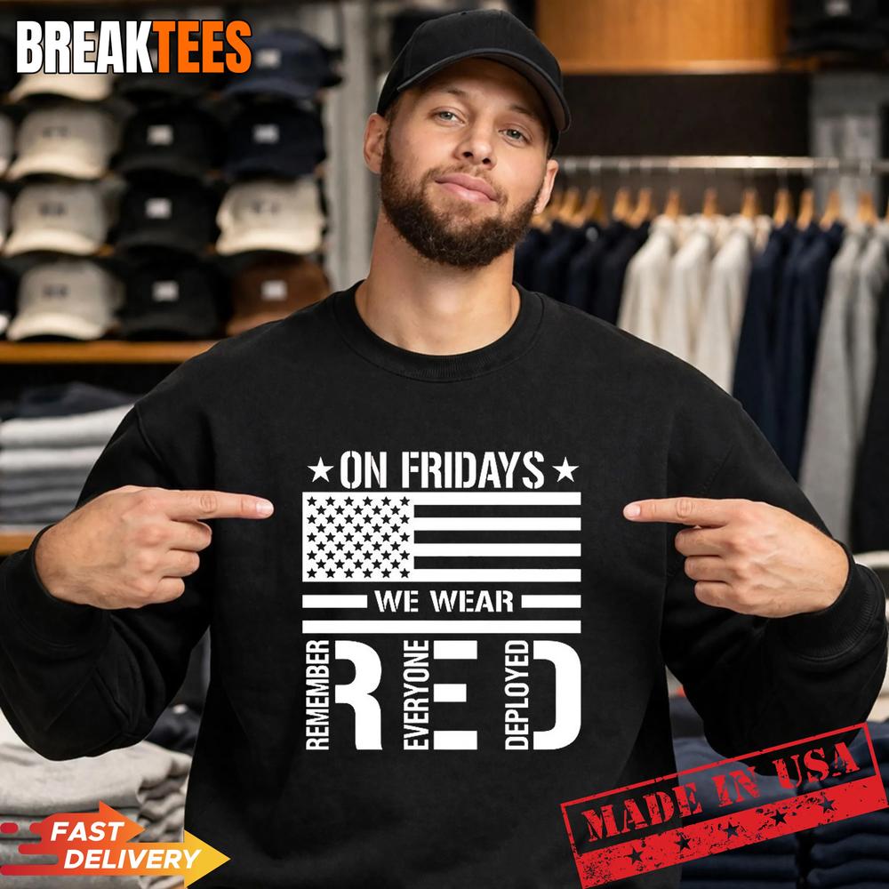 On Friday We Wear Red T-Shirt On Friday We Wear Red T-Shirt