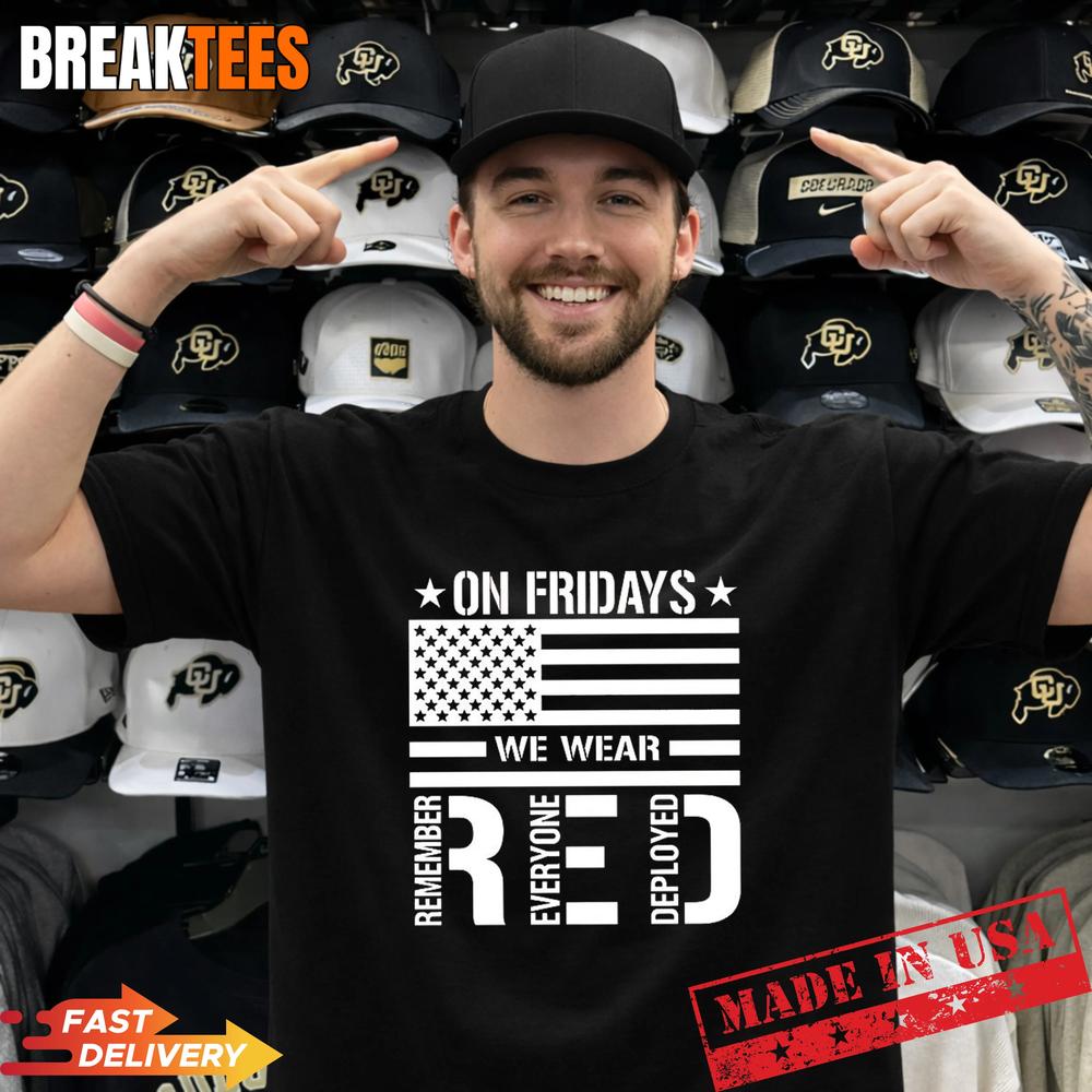 On Friday We Wear Red T-Shirt On Friday We Wear Red T-Shirt