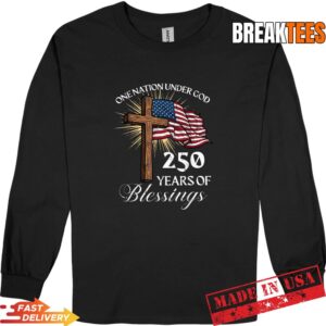 One Nation Under God 250 Years 250th Anniversary USA Men T-Shirt 2