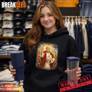 Patriotic Trump Jesus Christian Healer Savior Faith Freedom Shirt 1