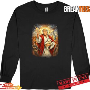 Patriotic Trump Jesus Christian Healer Savior Faith Freedom Shirt 2