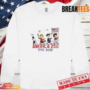 Peanuts Snoopy And Friends America 250 1776 2026 T-Shirt 2