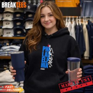 Philadelphia 76ers Basketball NBA Playoffs Logo T-Shirt 1