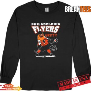 Philadelphia Flyers Gritty Mascot Signature NHL Licensed Shirt 2