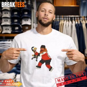 Philadelphia Flyers NHL Playoffs 2026 Gritty mascot cartoon T-Shirt