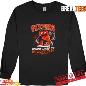 Philadelphia Flyers no one likes us we don't care T-Shirt 2