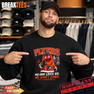 Philadelphia Flyers no one likes us we don't care T-Shirt 3