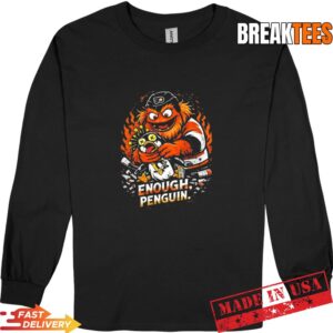 Philadelphia Flyers vs Penguins Gritty Enough Penguin HocKey T-Shirt 2