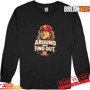 Philadelphia Phillies Kruk Around and Find Out T-Shirt 2
