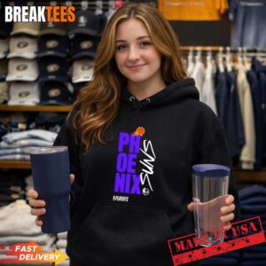 Phoenix Suns Basketball NBA Playoffs Logo Graphic T-Shirt 1